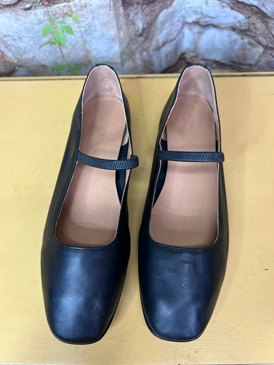 MADEWELL The Greta Mary Jane Black Leather Flats, 9 - Picture 12 of 12